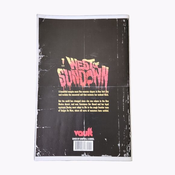 Vault Comics West Of Sundown #1 2022 Comic Book Collector Bagged Boarded - Picture 2 of 2